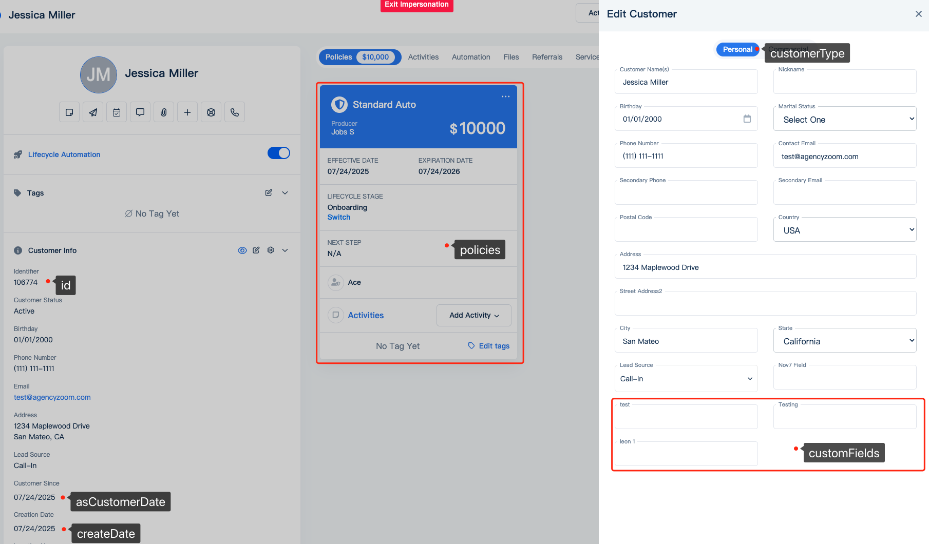agencyzoom API