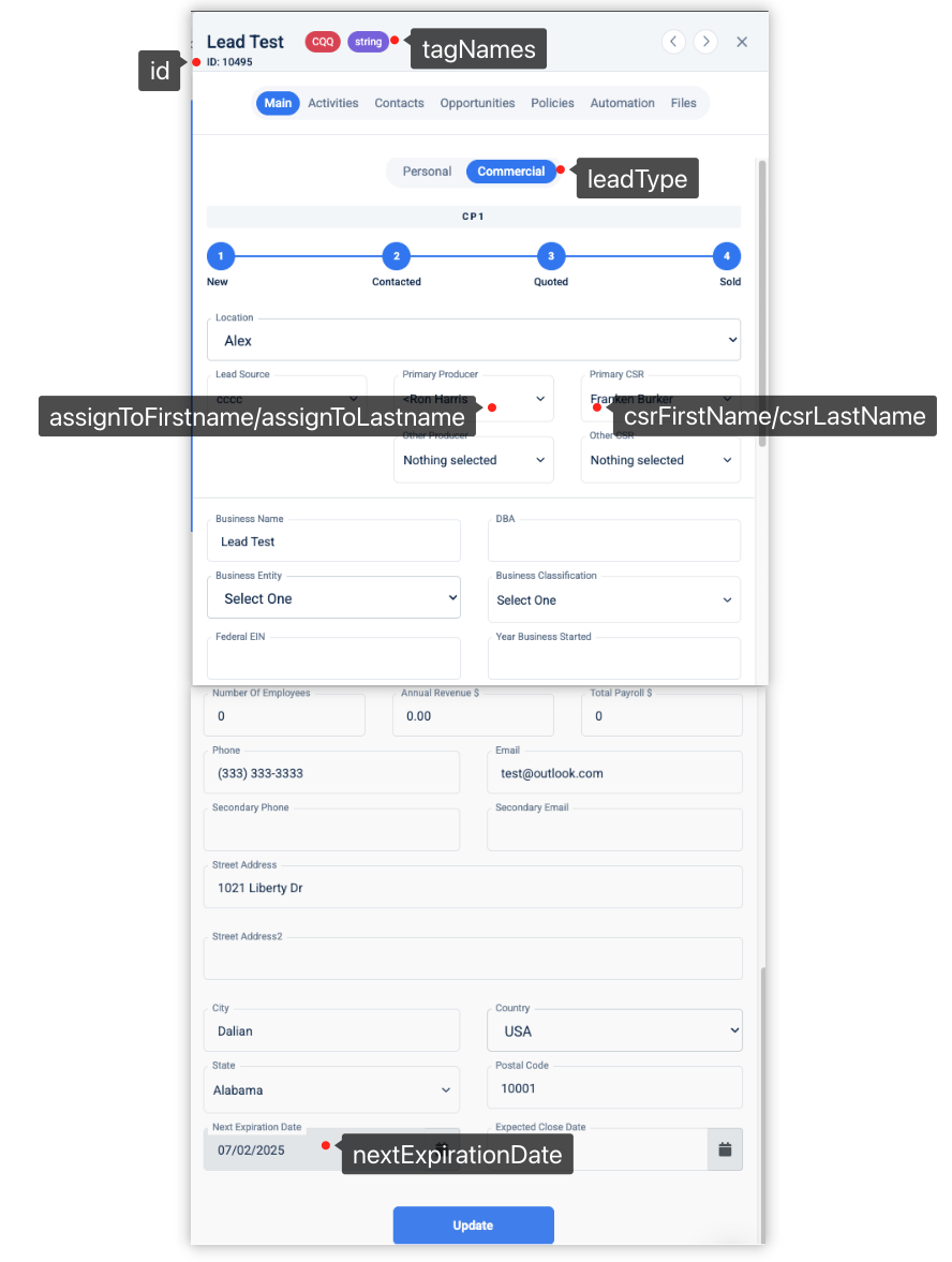 agencyzoom API
